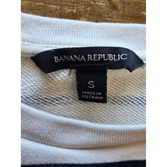 Banana Republic Striped crewneck women's size small - Picture 6 of 8
